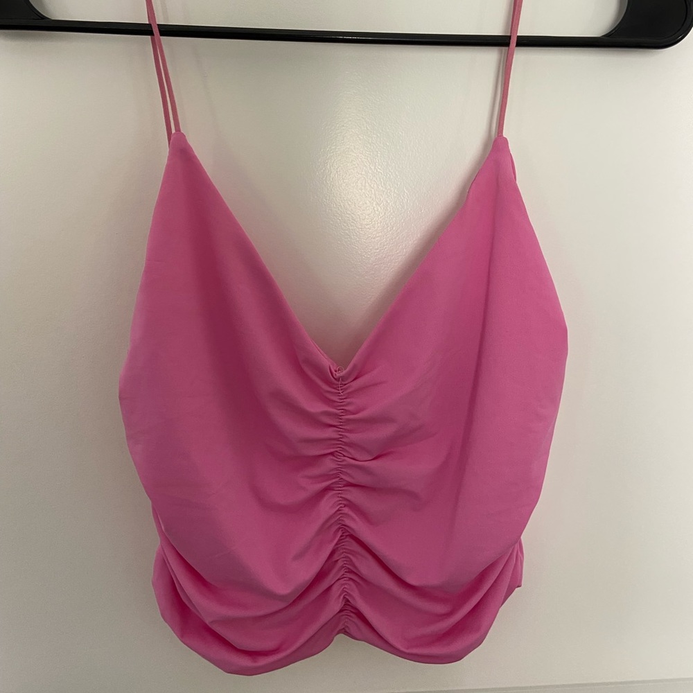 Pink boutique top